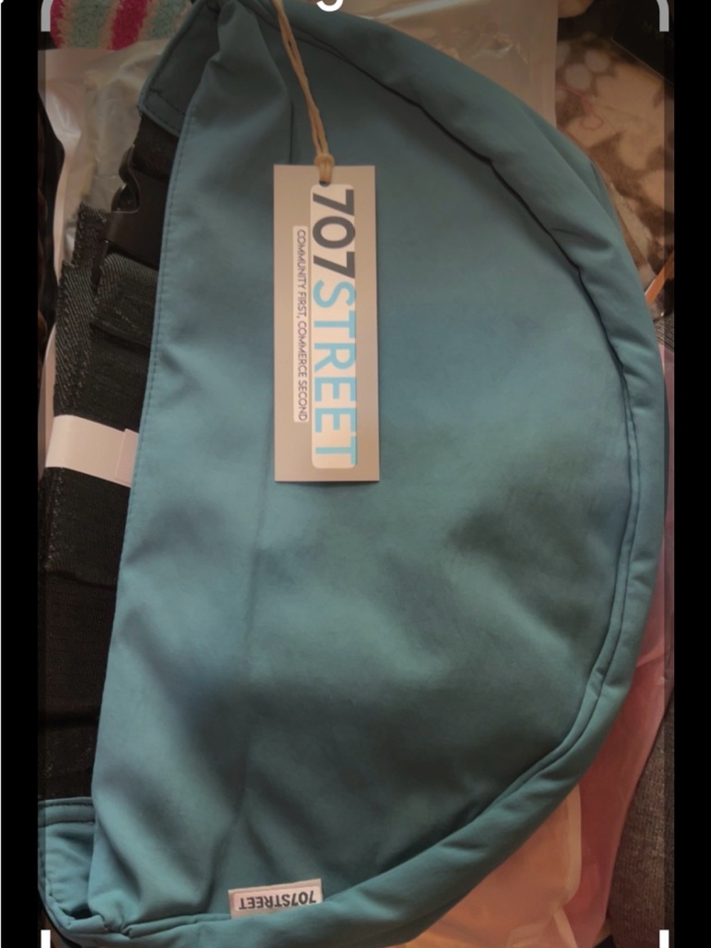 Teal Crossbody Sling Bag